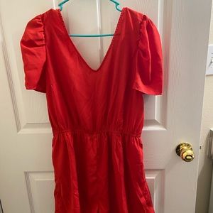 Red romper